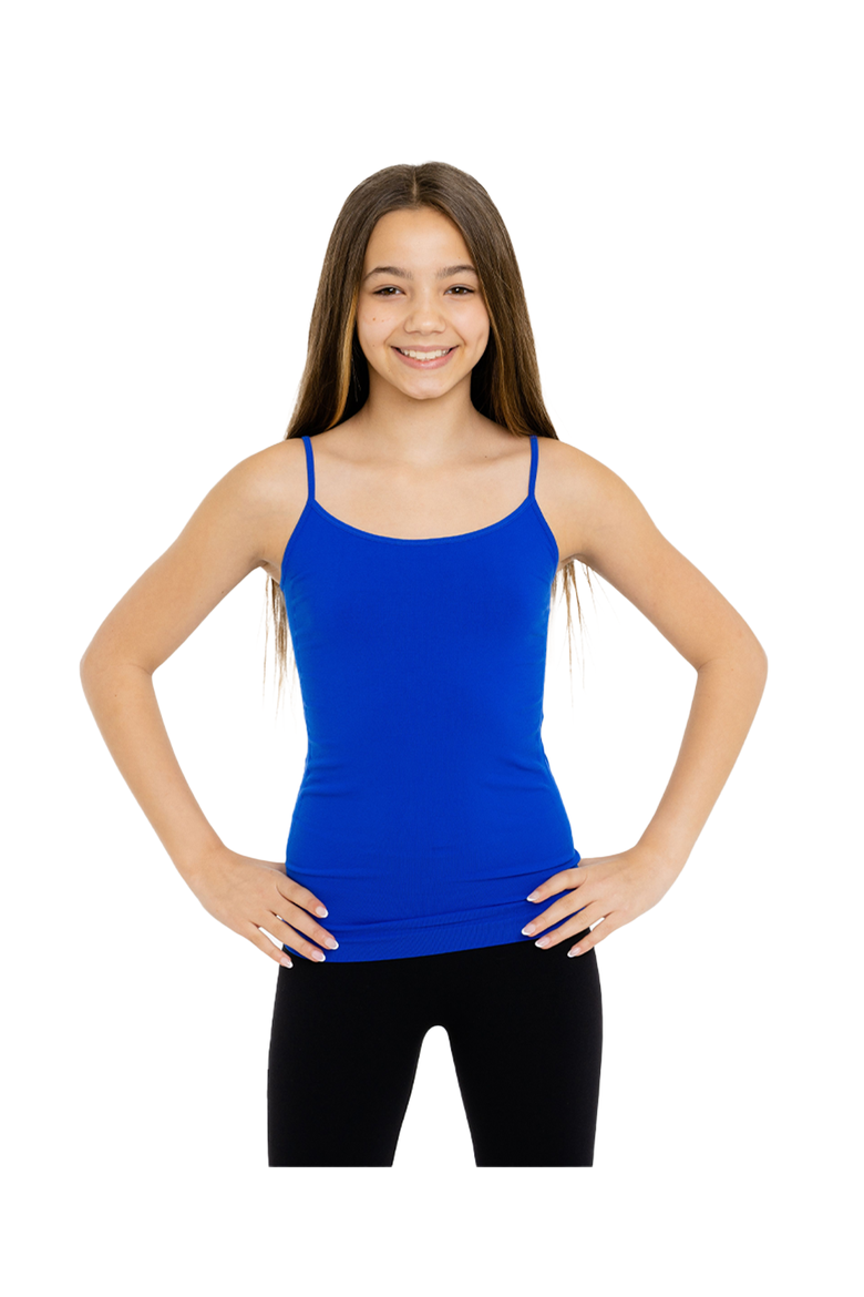 Solid full camis - Big Kid, Alternate, color, Cobalt