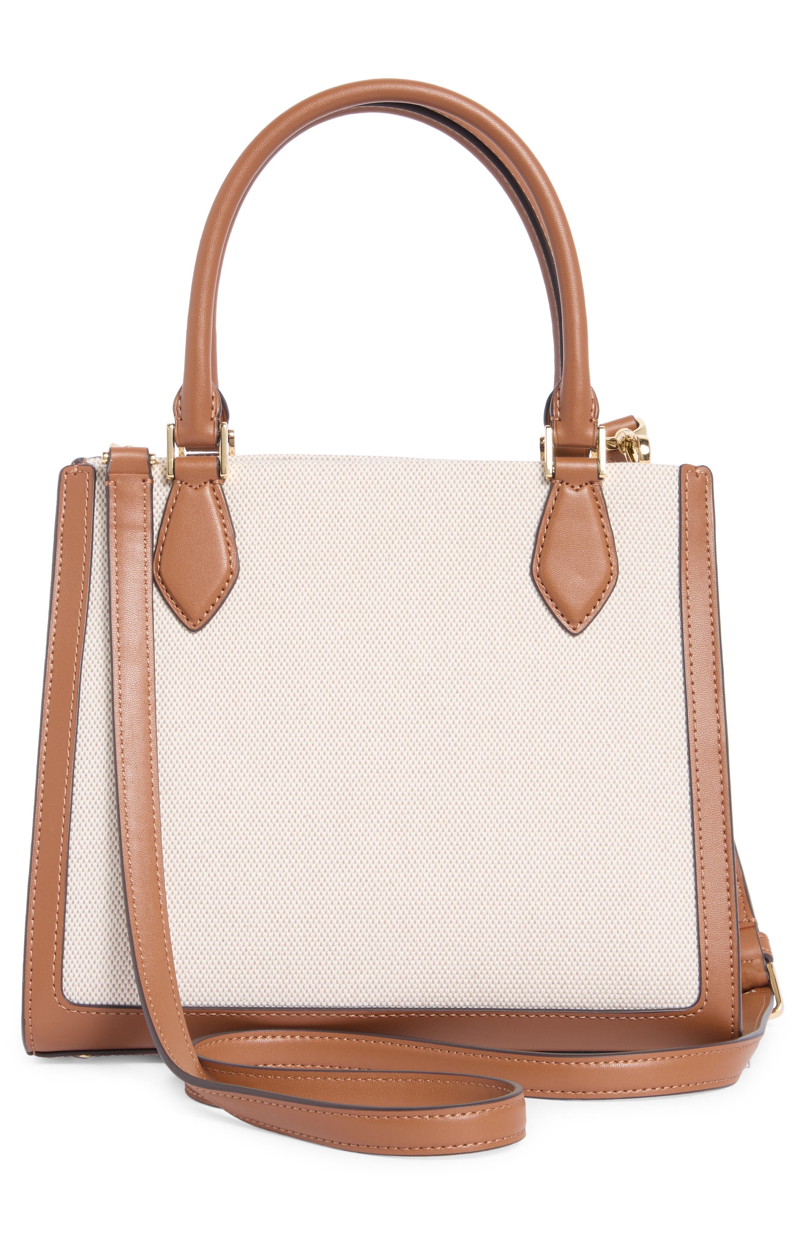 ellie small canvas tote bag, Alternate, color, WARM GINGERBREAD MULTI