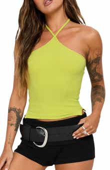 Baseline Rib Halter Top