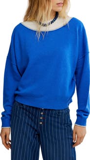Free People See Me Bateau Neck Sweater