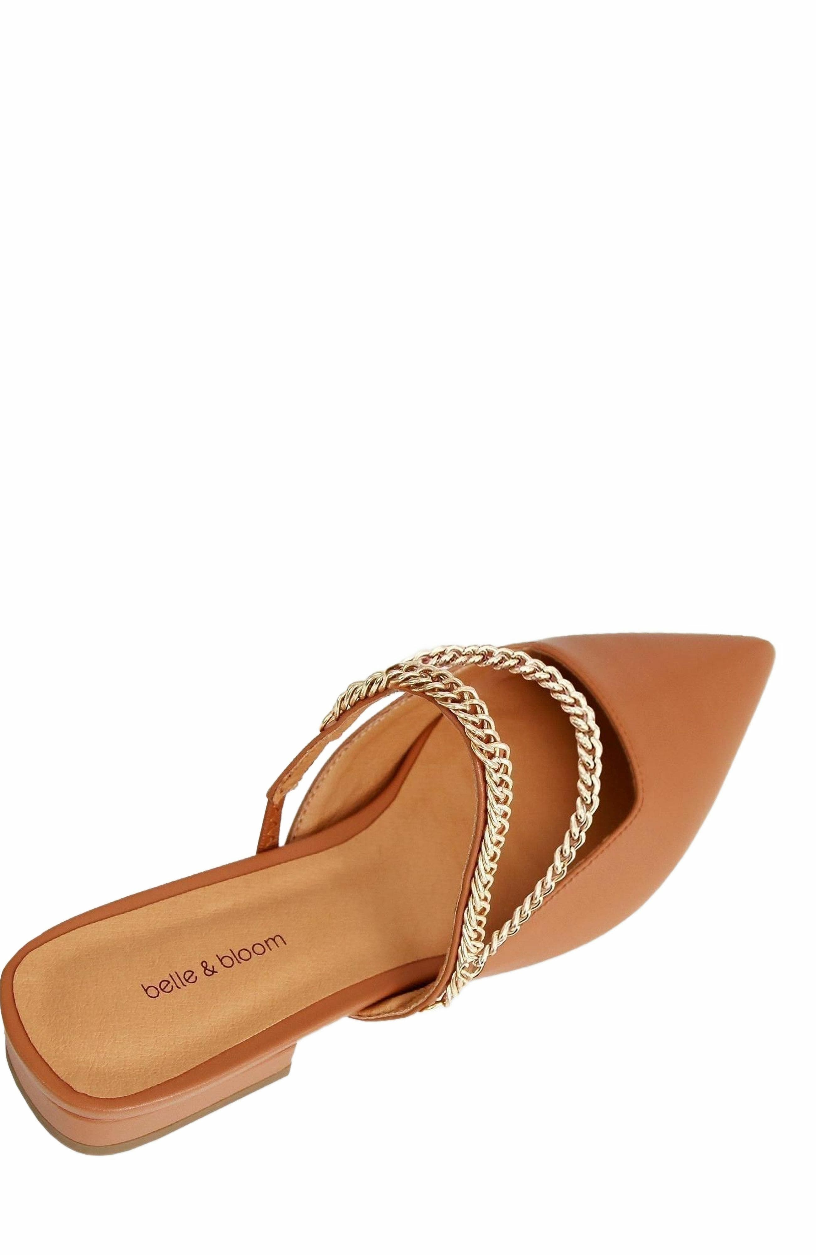 On The Go Leather Flat, Alternate, color, Camel