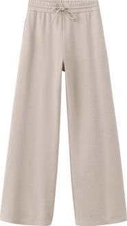 MANGO Pull-On Straight Leg Pants
