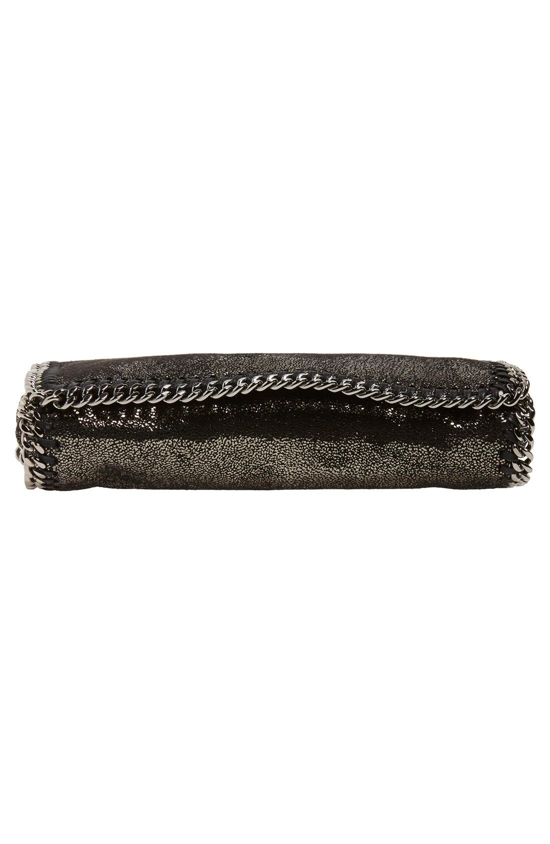'Falabella' Crossbody Bag, Alternate, color, RUTHENIUM