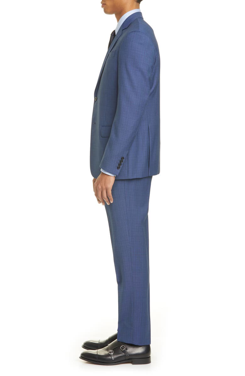 Emporio Armani G Line Trim Fit Check Wool Suit, Alternate, color, 