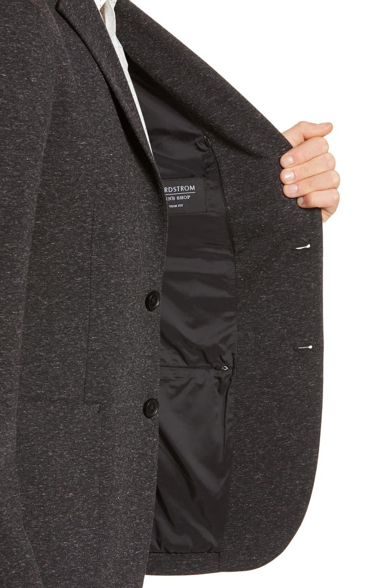 NORDSTROM MEN'S SHOP Trim Fit Essential Knit Blazer, Alternate, color,