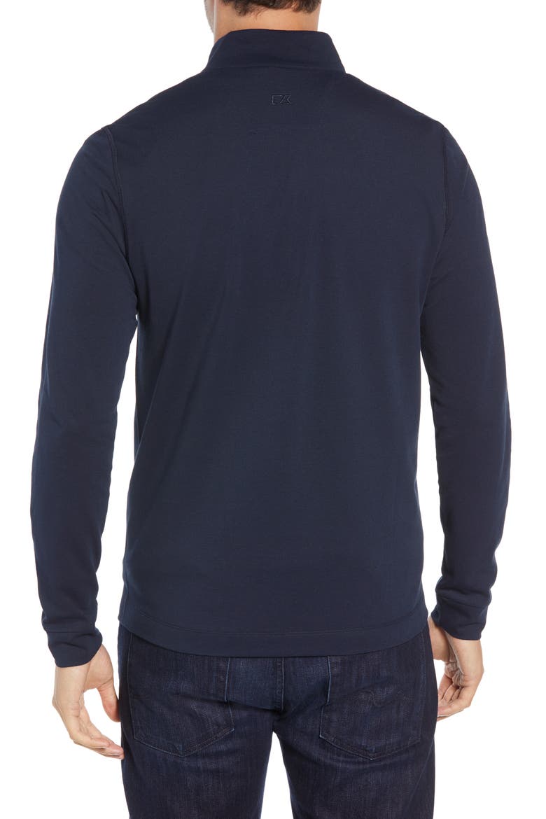Advantage Regular Fit DryTec Mock Neck Pullover, Alternate, color, LIBERTY NAVY