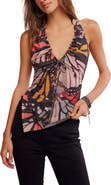 Free People Butterfly Effect Halter Top