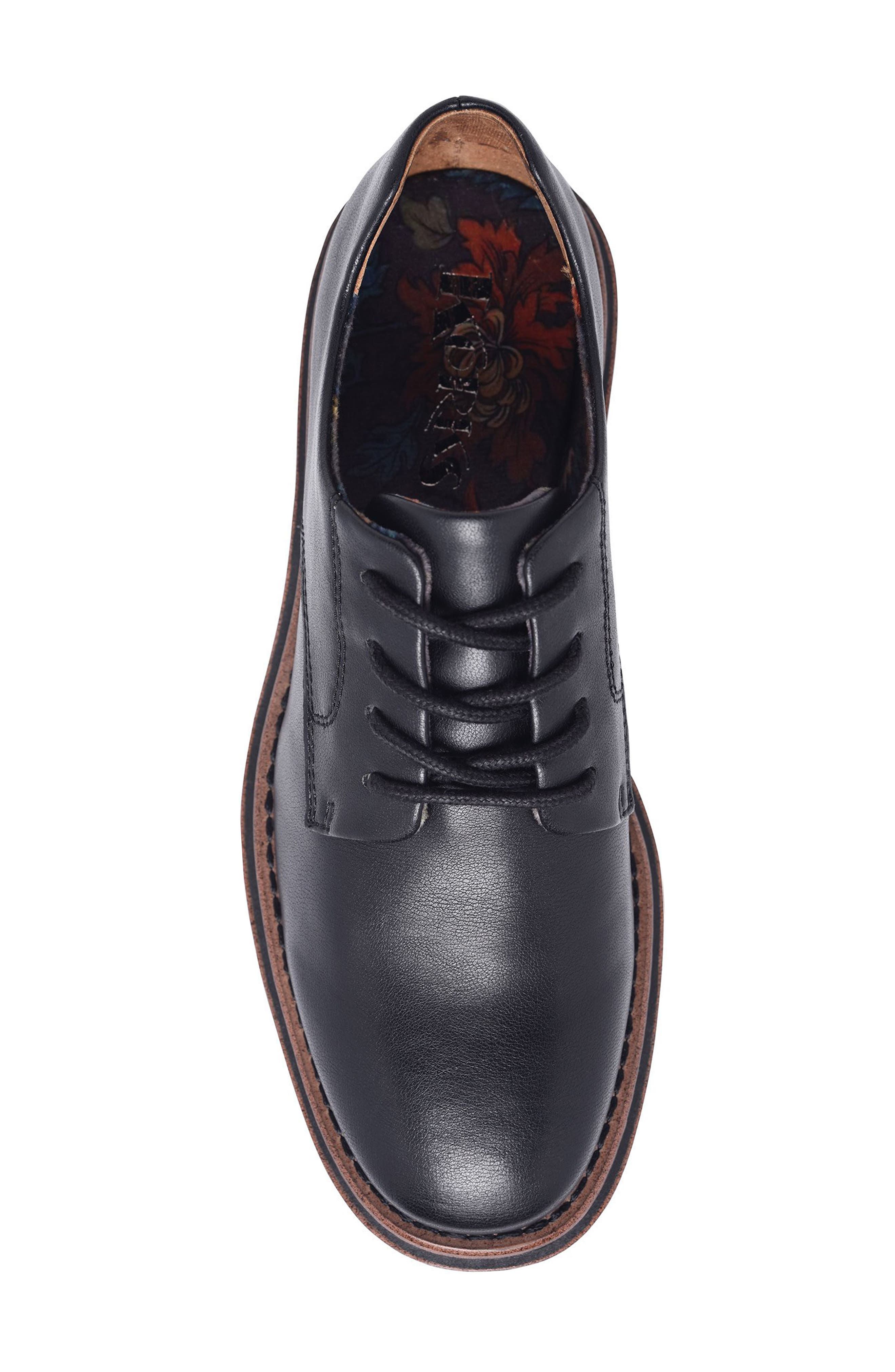 KORKS Veda Lug Sole Platform Derby, Alternate, color, Black