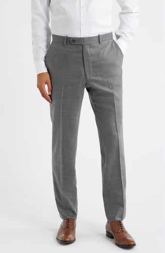 Peter Millar Harker Flat Front Stretch Wool & Cashmere Dress Pants
