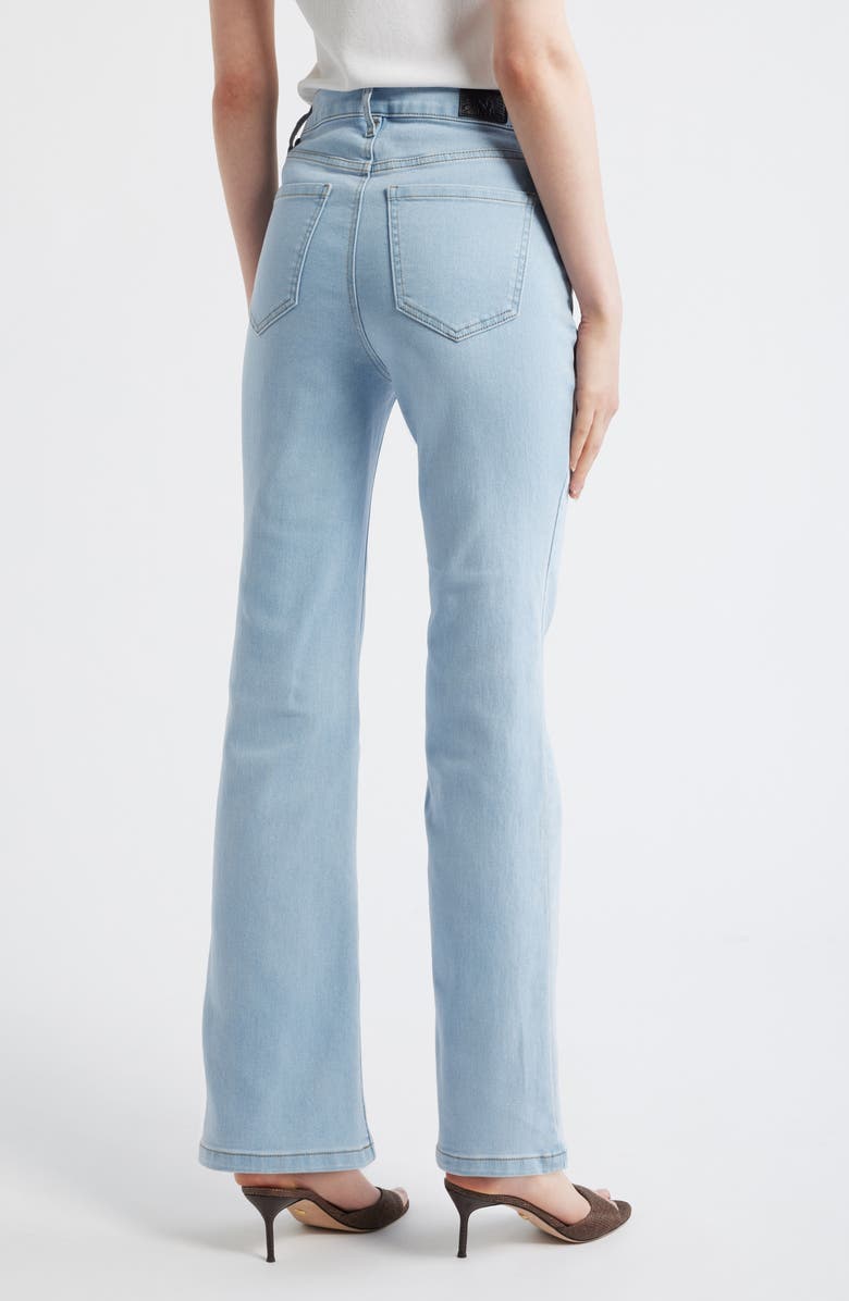 Anne Klein Leo High Waist Bootcut Jeans, Alternate, color, Huntington Wash