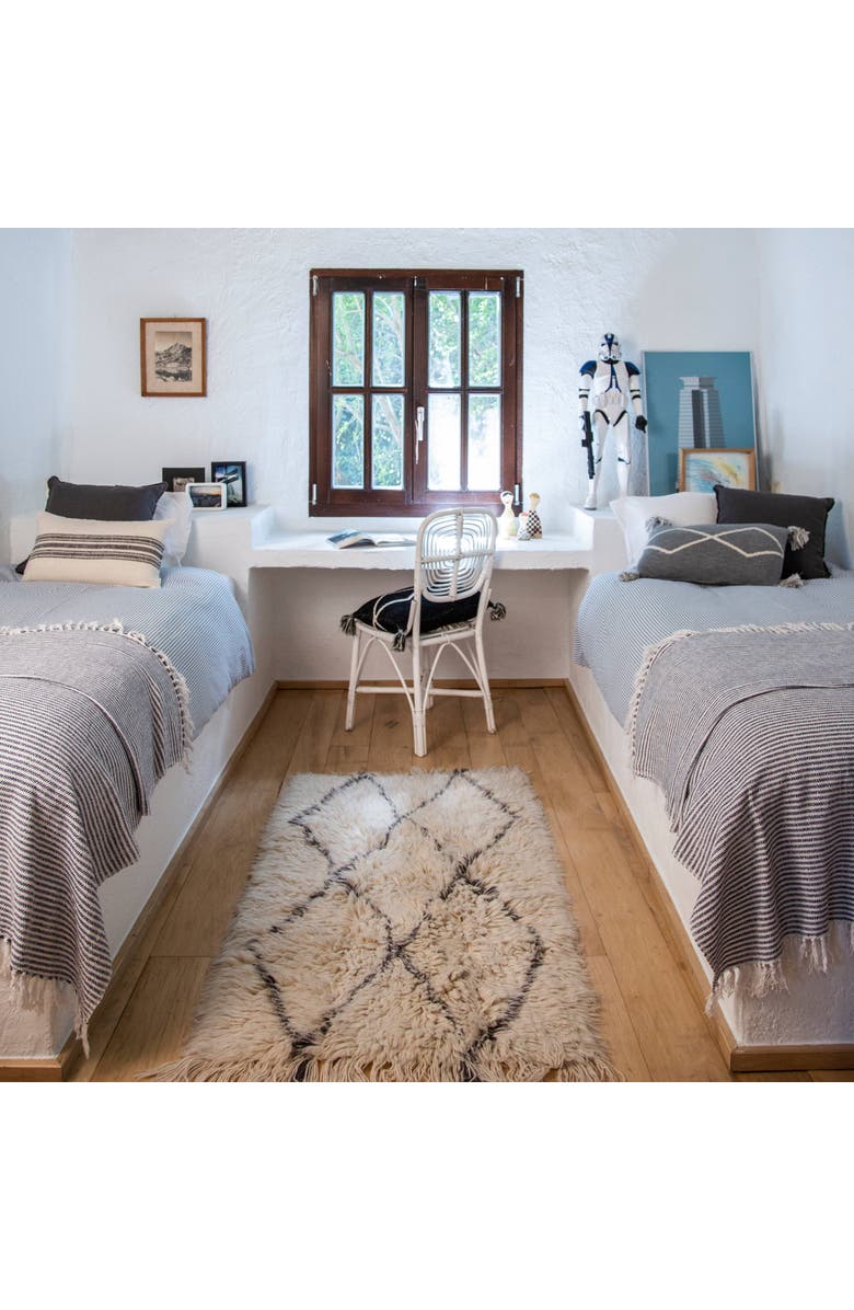 Lorena Canals Woolable Rug Berber Soul, Alternate, color, Natural, Charcoal