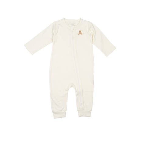 Pima Embroidered Footless Sleeper