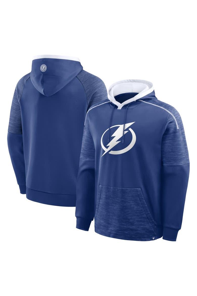 Men's Fanatics Blue Tampa Bay Lightning Goaltender Defender Pullover Hoodie, Main, color, Blue