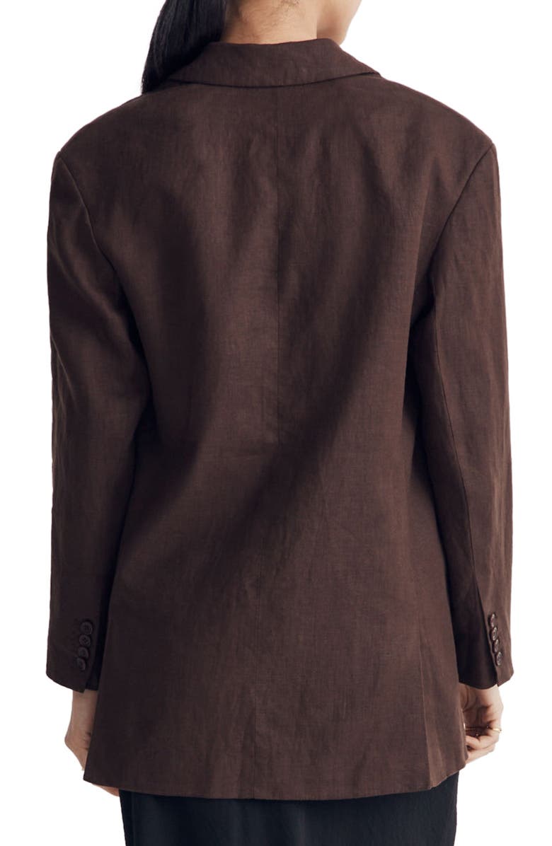Madewell The Oversized Linen Blazer, Alternate, color, 
