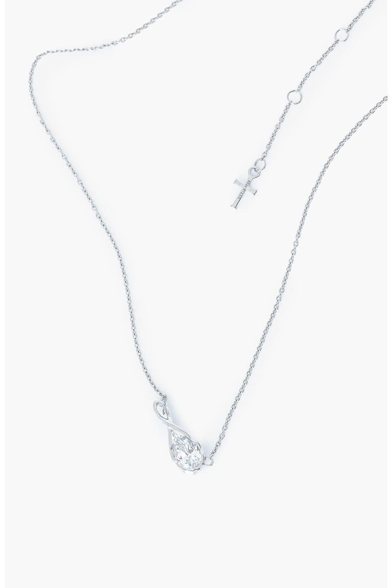 Solace Tear Necklace, Alternate, color, Sterling Silver