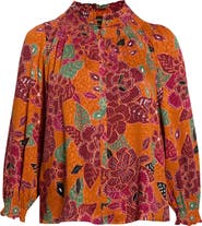 SUGARLIPS Marven Floral Button Down Top