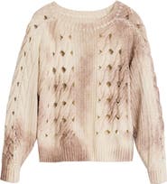 Desigual Open Stitch Crewneck Sweater
