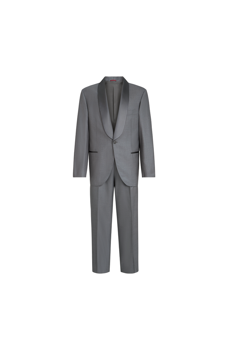 Brunello Cucinelli Tuxedo with shawl lapel, Main, color, Grey