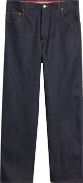 Thom Browne Straight Leg Selvedge Denim Jeans