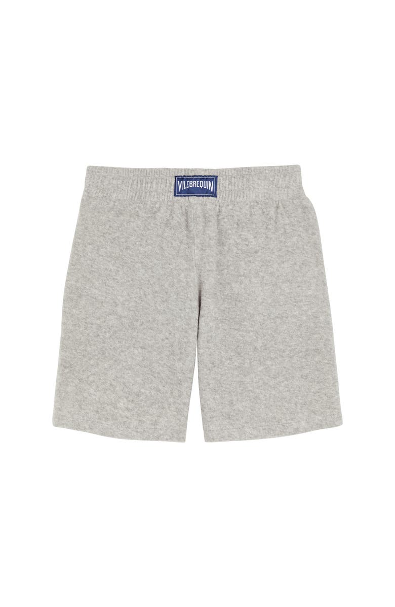 Vilebrequin Kids' Terry Bermuda Shorts, Alternate, color, Gris Chine