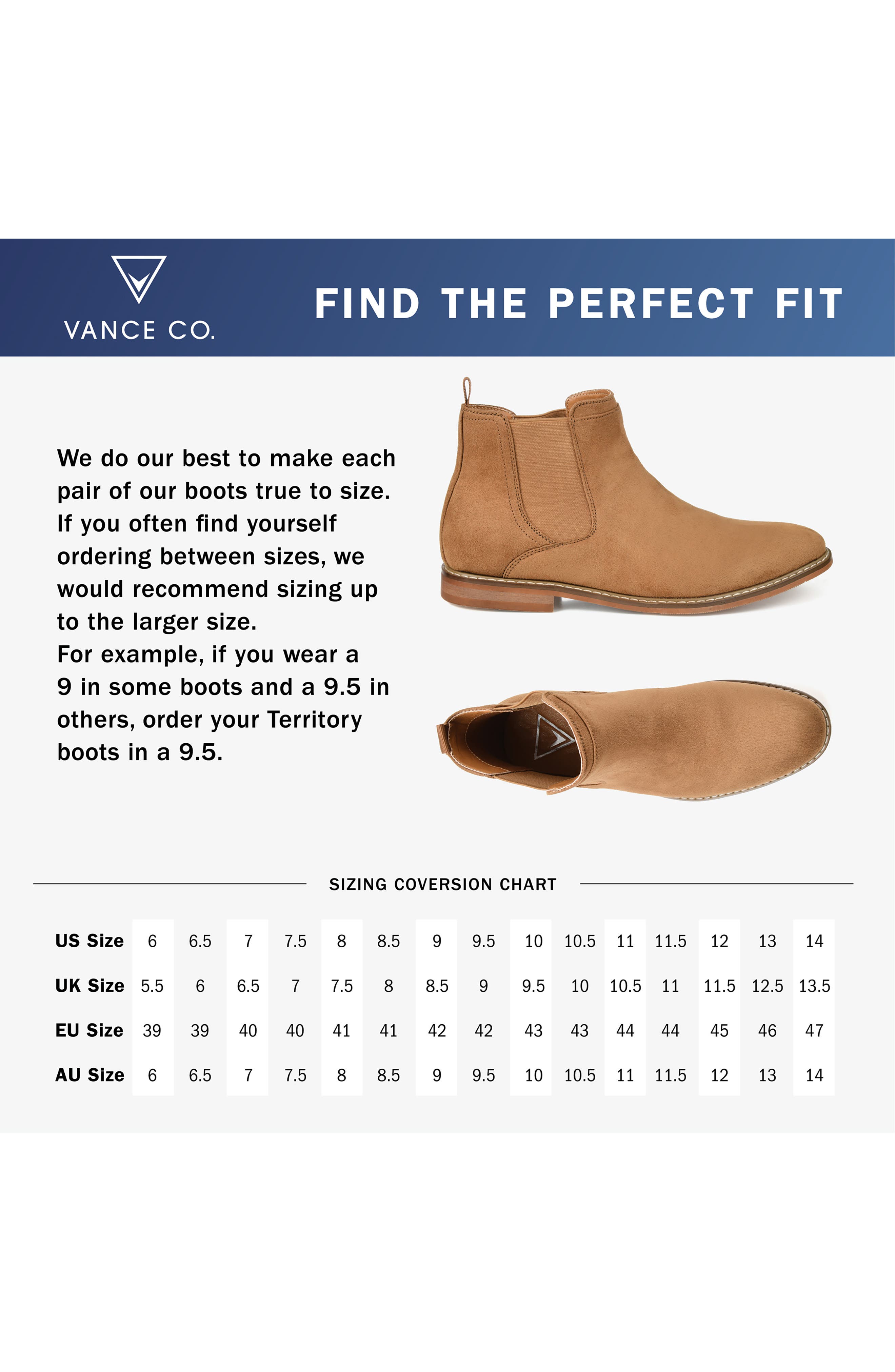 VANCE CO Marshall Chelsea Boot - Wide Width Available, Alternate, color, Black