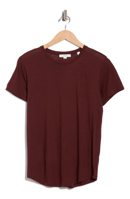 Vince Crewneck Shirt Tail T-shirt
