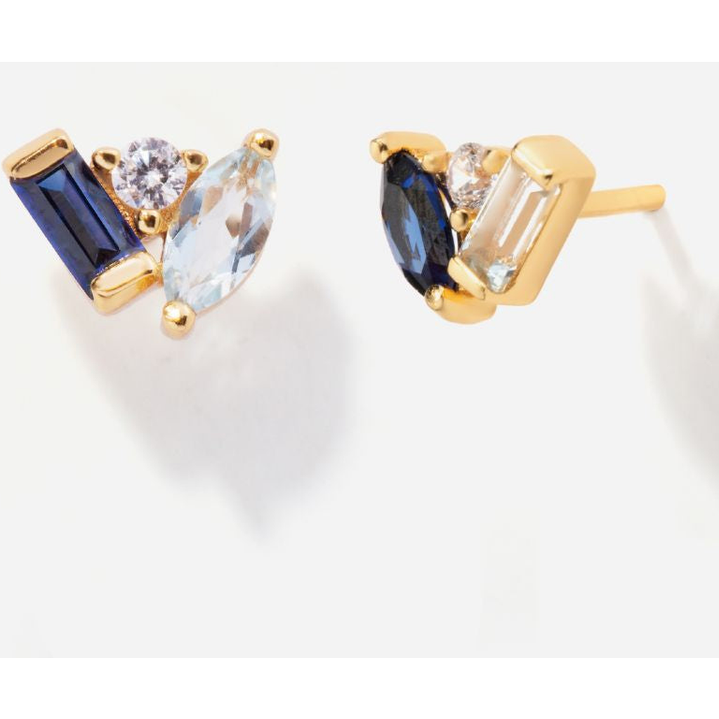 Little Sky Stone Seraphina Celeste Stud Earrings