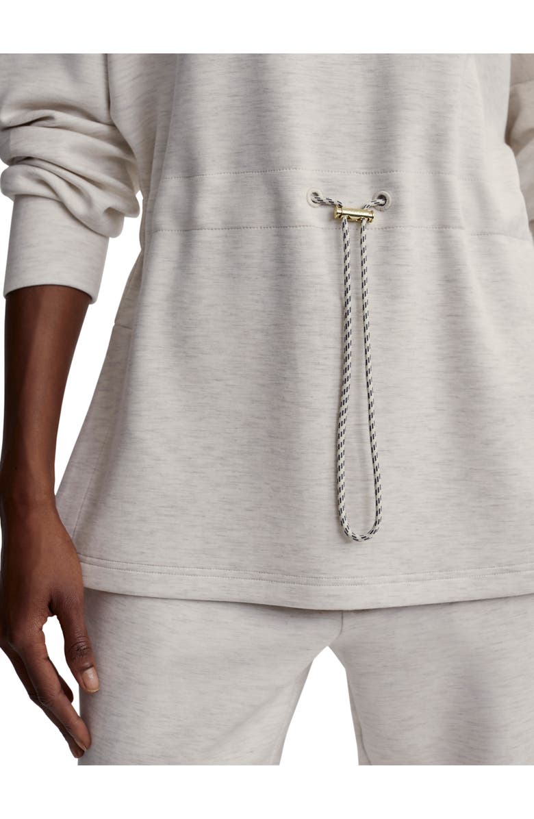 Varley Freya Funnel Neck Sweatshirt, Alternate, color, Ivory Marl