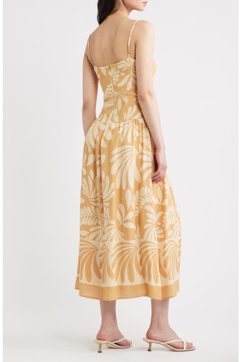 Acacia Sleeveless A-Line Dress, Alternate, color, CAMEL
