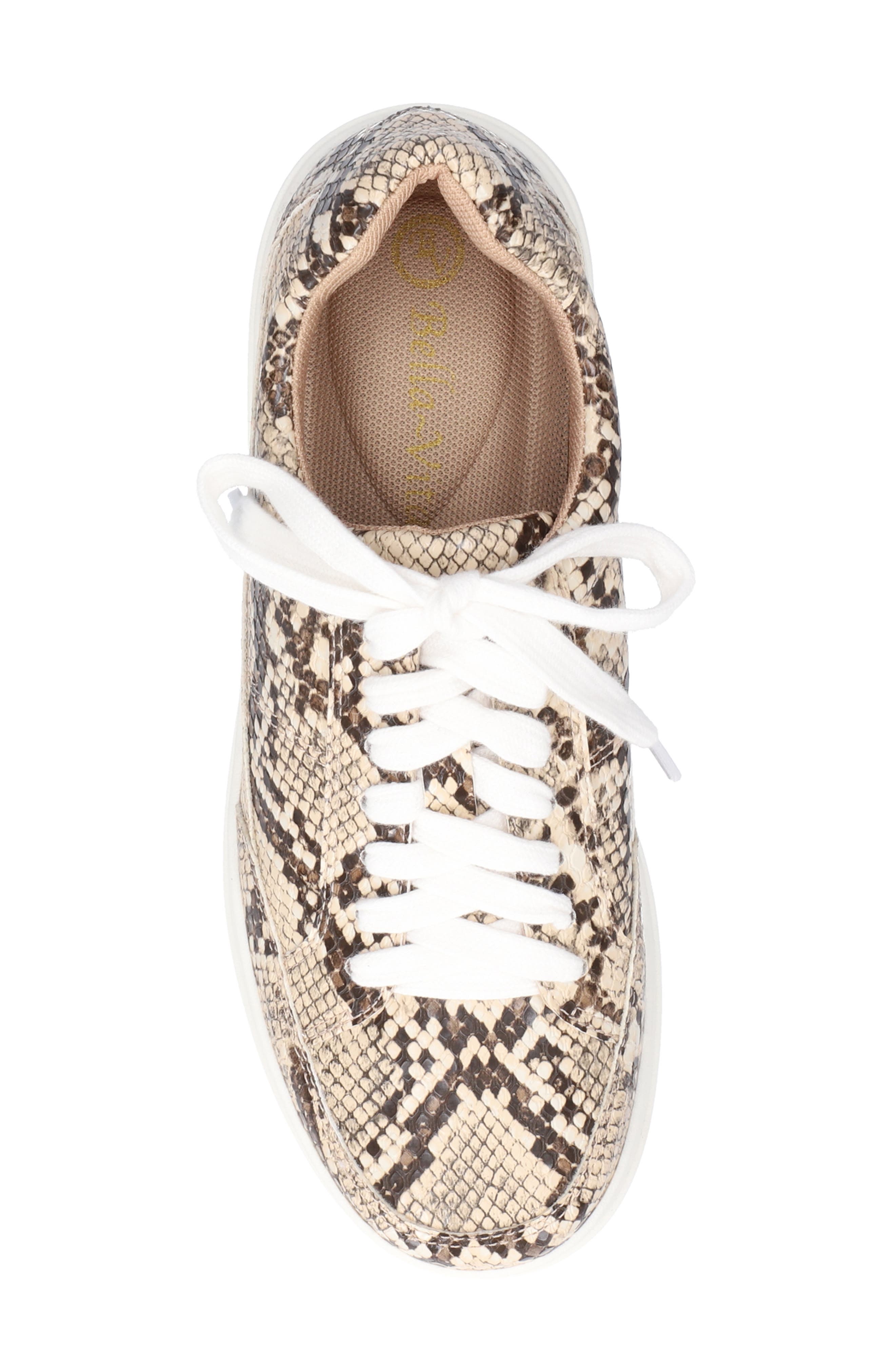 Novia Platform Sneaker, Alternate, color, TAUPE SNAKE PRINT