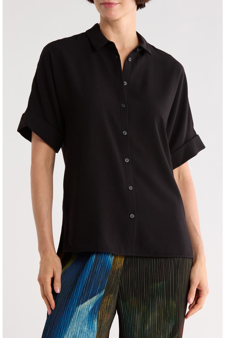 Remy Short Sleeve Top, Main, color, BLACK