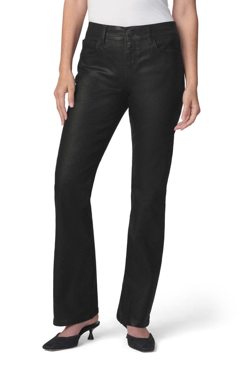 The Provocateur Foiled Bootcut Jeans, Main, color, BLACK FOIL