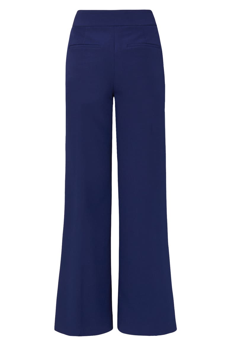 Nash Wide Leg Cady Pants, Alternate, color, NAVY