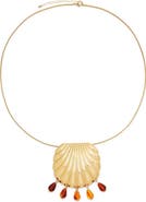 Petit Moments Turner Shell Pendant Statement Necklace