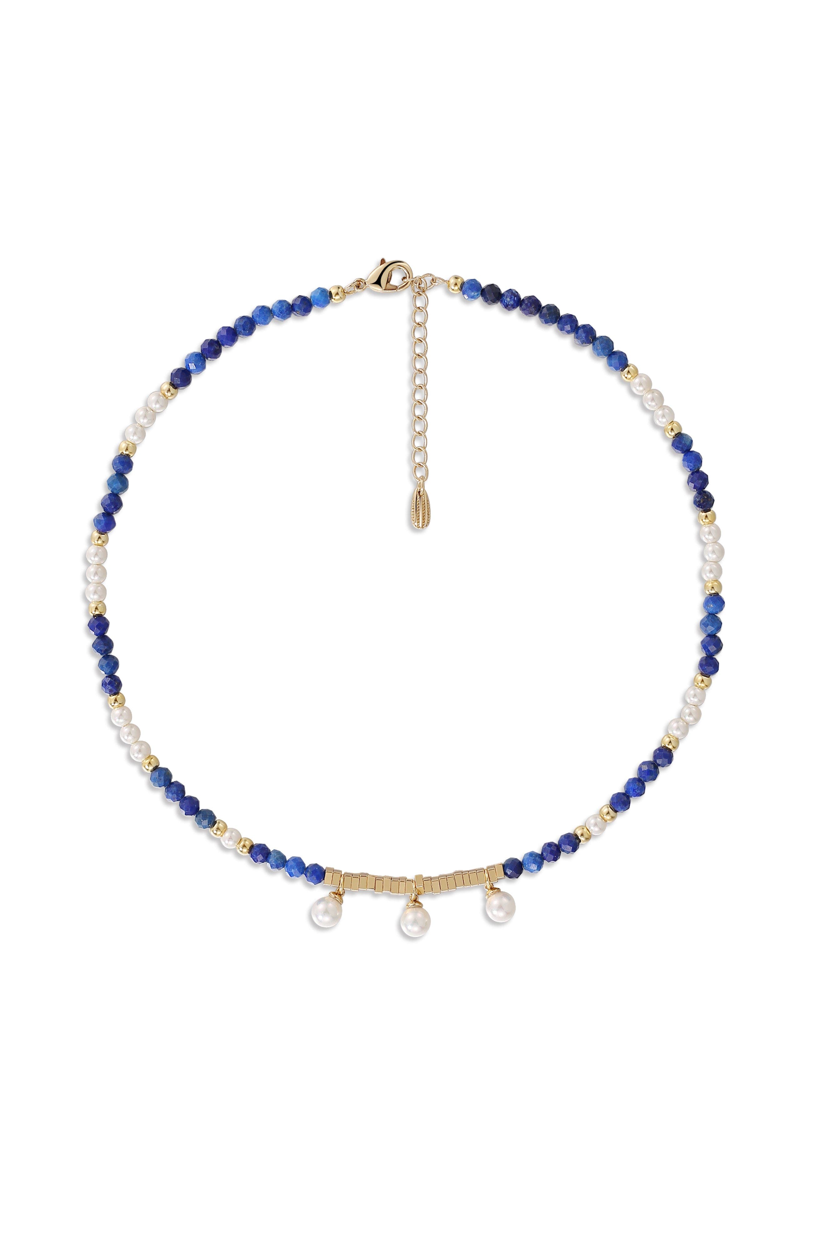 selected Blue & White & Gold