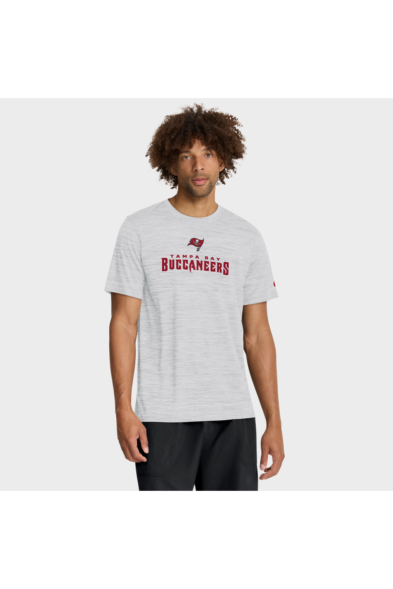 Men's Nike Ash Tampa Bay Buccaneers Velocity Endurance Run Dri-FIT T-Shirt, Main, color, Ash