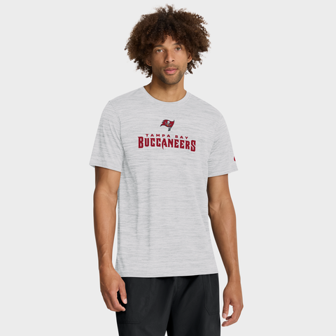 Men's Nike Ash Tampa Bay Buccaneers Velocity Endurance Run Dri-FIT T-Shirt