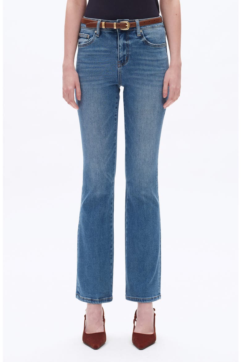 Mid Rise Bootcut Jeans, Main, color, MEDIUM BLUE