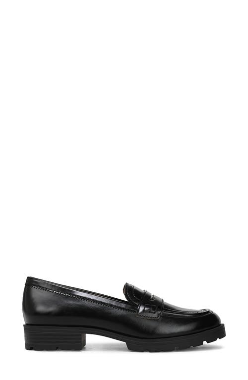Lifestride London 3 Platform Penny Loafer In Black