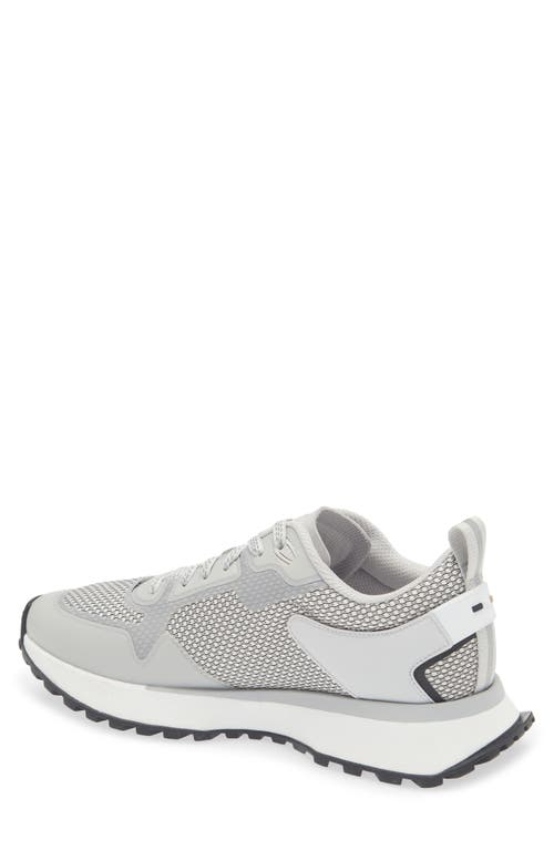 Hugo Boss Boss Jonah Trainer Sneaker In Open White
