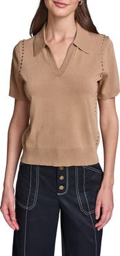 KARL LAGERFELD PARIS Stud Detail Sweater