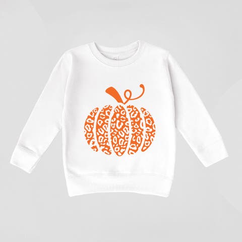 Leopard Pumpkin Sweatshirt Toddler