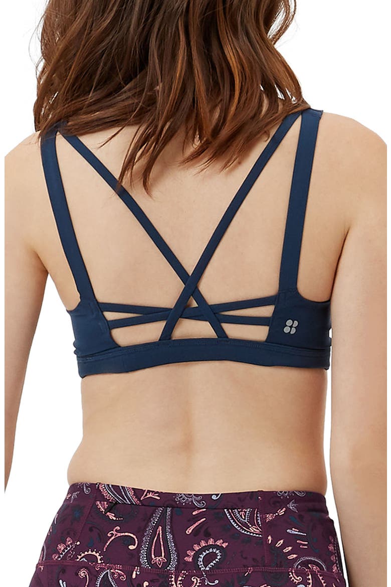 Infinity Sports Bra, Alternate, color, BEETLE BLUE