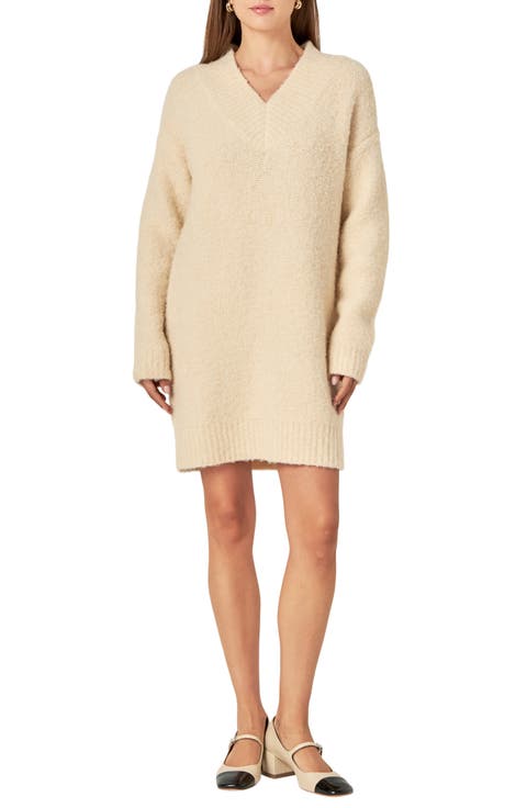 Oversize Long Sleeve Sweater Dress
