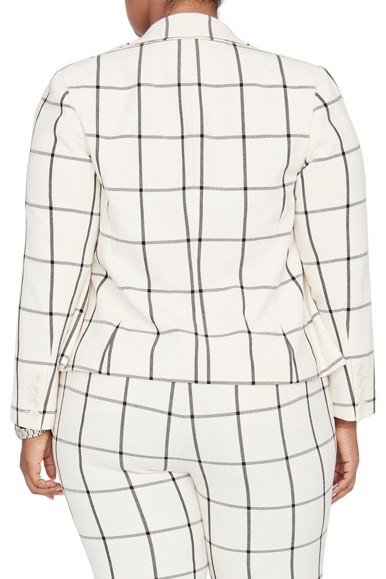 Double Breasted Jacket, Alternate, color, IVORY COMBO