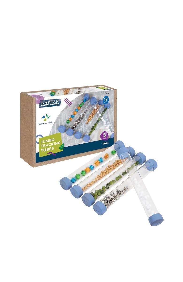 Kaplan Early Learning Company Jumbo Tracking Tubes - Set of 5, Main, color, Blue