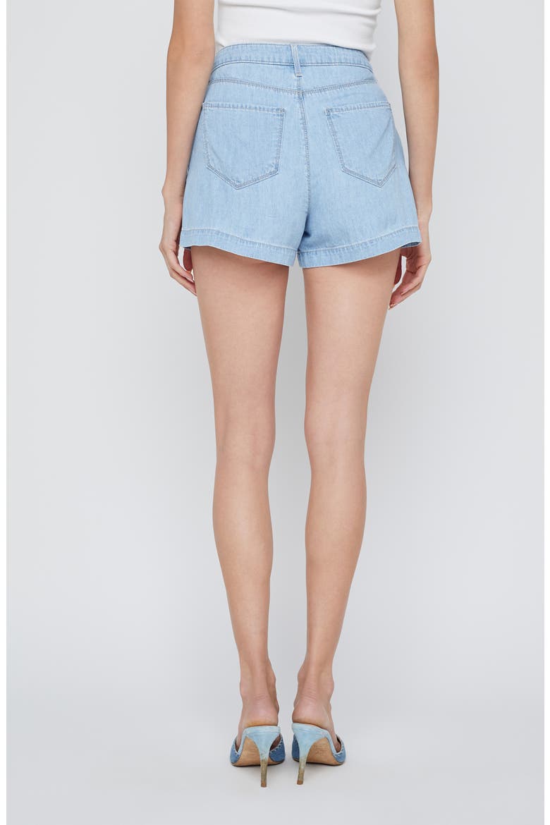 Gina High Waist Denim Shorts, Alternate, color, DAKOTA