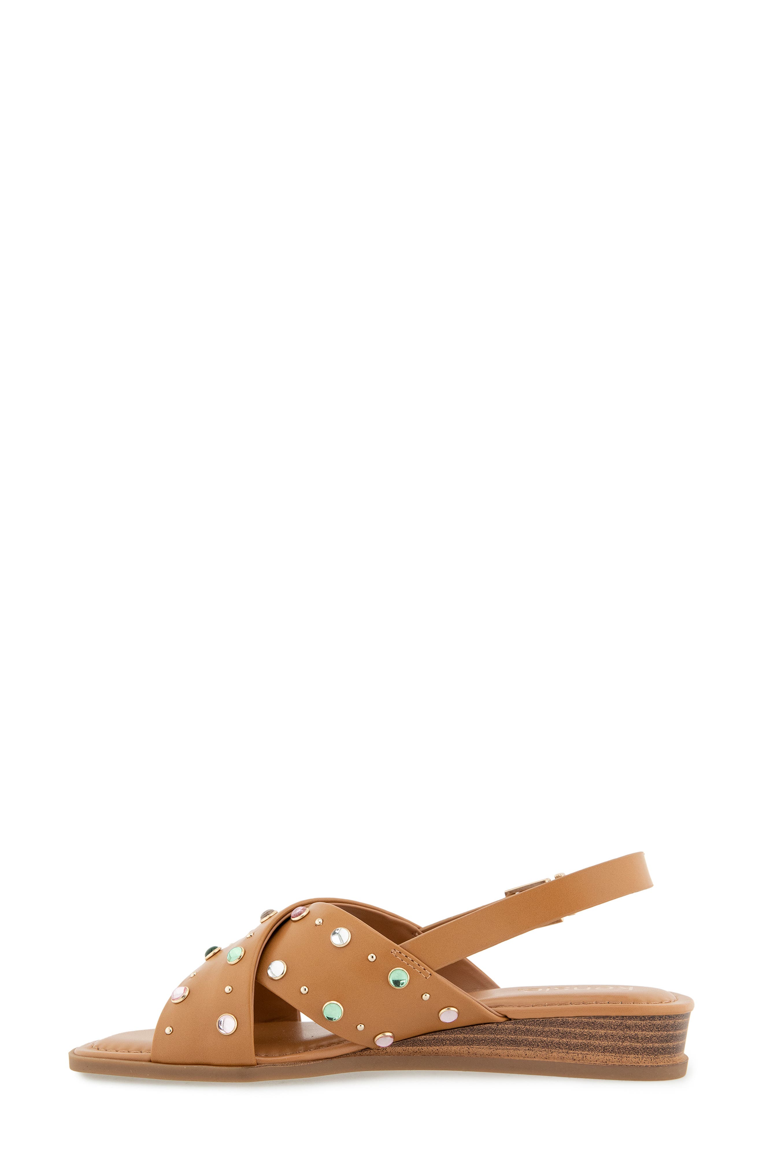 Kensie Alishia Slingback Sandal, Alternate, color, Caramel
