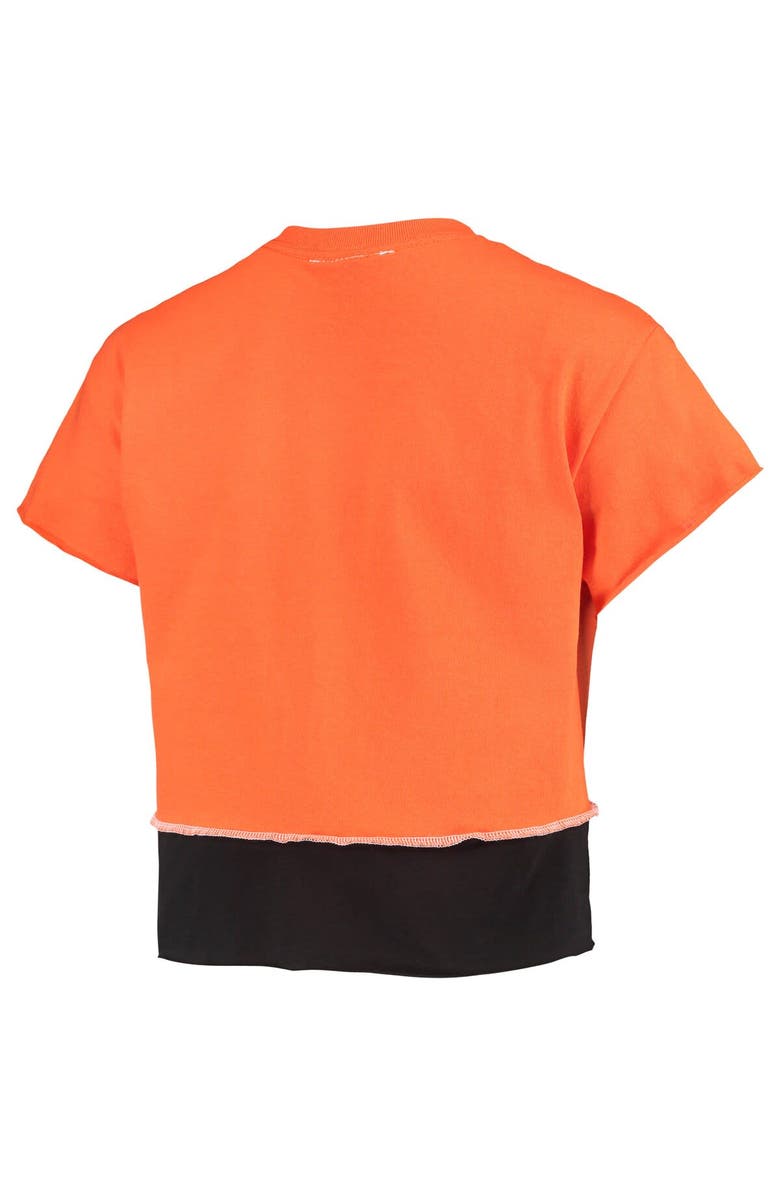 REFRIED APPAREL Women's Refried Apparel Orange San Francisco Giants Cropped T-Shirt, Alternate, color, 