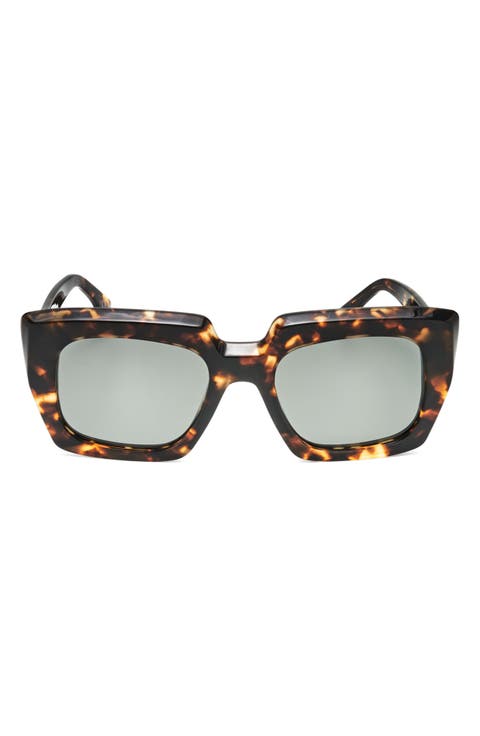 52mm Square Sunglasses